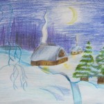"Зима" Гаврилова Лілія, 12 років
