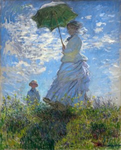 Дама с зонтиком.1886
