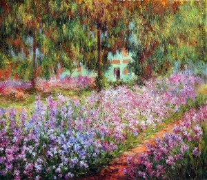 Ирисы в саду Моне 1900