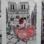 Ілюстрація до твору В.Гюго "Собор Паризької Богоматері", Сироткіна Маргарита, 16 р.