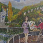 "Осенний пейзаж. Святогорье" Коваль Анастасия, 16 лет