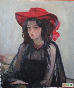 мурашко Дівчина в червоному капелюсі1902-03