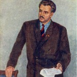Портрет писателя Константина Михайловича Симонова